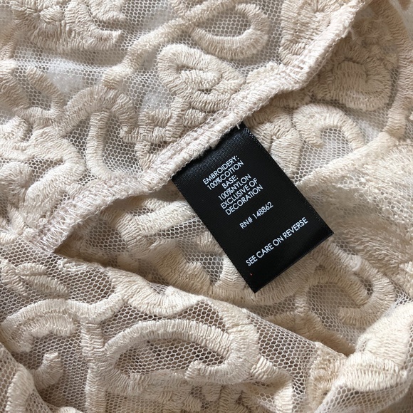 Torrid Women’s Plus Size Ivory Mesh Embroidered Duster Kimono - Picture 7 of 14